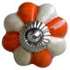 White Orange Knob