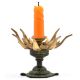 Bronze Lotus Candle Holder