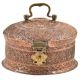 Handcrafted Embossed Copper Floral Decoration Pandaan Betal Box