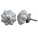 Steel Grey Ceramic Crackle Cabinet Knob