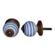 Blue Swirl Knob, Small