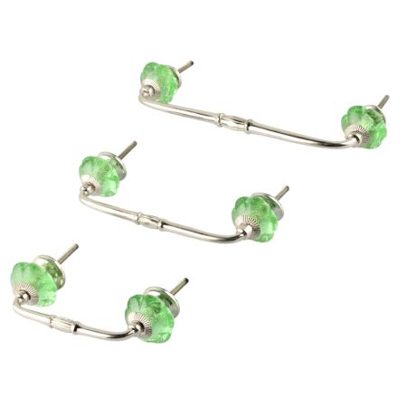 Green Melon Glass Bridge Handle