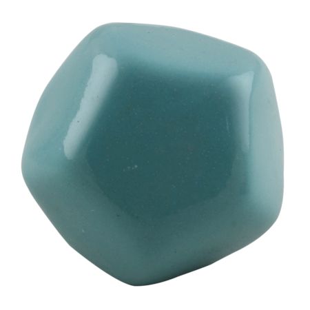 Solid Sea Green Octagon Ceramic Knobs Online