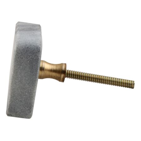 Grey Stone Square Cabinet Knobs Online