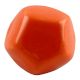 Solid Orange Octagon Ceramic Knobs Online
