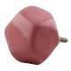 Solid Pink Octagon Ceramic Knobs Online