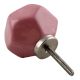 Solid Pink Octagon Ceramic Knobs Online