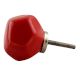 Solid Red Octagon Ceramic Knobs Online