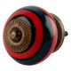 Forest Green And Red Strip Ceramic Cabinet Knobs Online