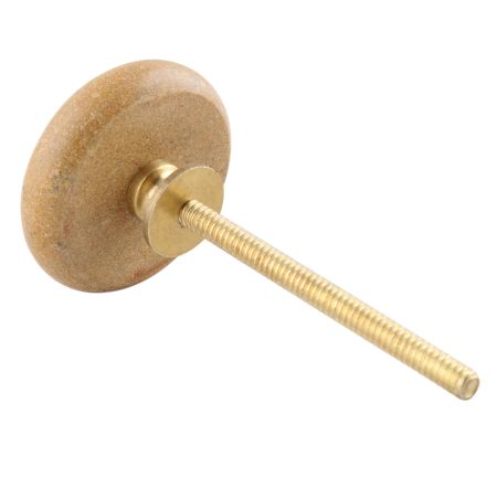 Brown Stone Flat Cabinet Knob Online