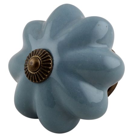 Solid Grey Big Ceramic Cabinet Knobs Online