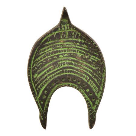 Traditional Handmade Brass Tribal knob Pull With Patina