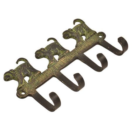Vintage Retro Forest Monkey Solid Brass Animal Wall Hooks