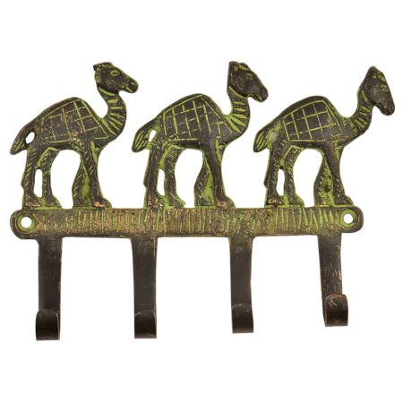 Vintage Retro Camel Solid Brass Animal Wall Hooks