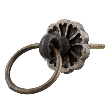 Antique Flower Iron Cabinet Knobs Online
