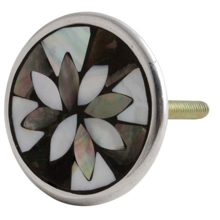 Mixed Shell Floral Metal Knobs Online