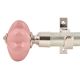Ceramic Big Flower ShapedÂ  Pink Curtain Rod Finial