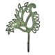 Hand Crafted Brass Parsley and Leaf Wall Hook