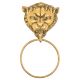 Brass Lion Head Towel Ring Bathroom Kitchen Hardware