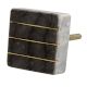 Grey Stone Square Gold Line Cabinet Knobs Online