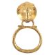 Brass Leopard Door Knocker Towel Ring