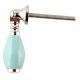 Solid Sea Green Drop Ceramic Dresser Knobs