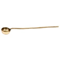 Indian Brass Hammered Brass Serving Spoon Or Ladle
