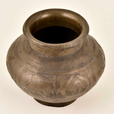 Old Brass Solid Unique Handcrafted Holy Water Pot