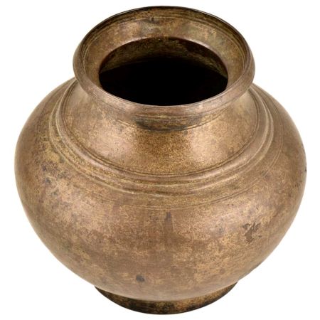 Indian Brass Holy Water Storage Pot Hindu Pooja