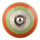 Green Orange Striped Knob