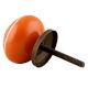 Orange White Knob