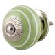Pea Green White Knob