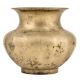 7 December 1986 Engraved Fkloral Design Ritual Brass Pot