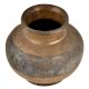Old Vintage Style Hand Carved Unique Brass Holy Water Pot