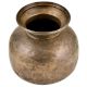 Handcrafted Brass Water Vessel With A wide Mouth