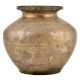 Engraved Brass Water Storage Pot Hindu Ritual Pot
