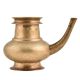 Brass Traditional Handmade Kindi Water Pot With A Curved Spout