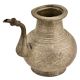 Engraved Floral Design Brass Holy Pot With Carved Spout
