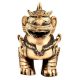 Handmade BrassÂ Foo Dogs  Armored Lion Temple Guardian Statue