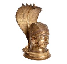 Bronze Nagabharanam Shiva Lingam Snake