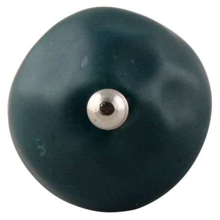 Forest Green Round Solid Knob