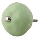 Solid Pea Green Ceramic Knobs