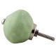 Solid Pea Green Ceramic Knobs