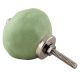 Solid Pea Green Ceramic Knobs