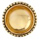 Clear Wheel Golden Glass and Metal Cabinet Knobs