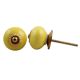 Solid Yellow Ceramic Knob