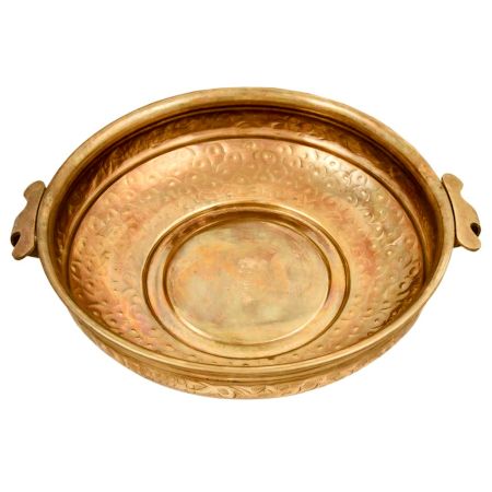 Traditional Decorative Brass Urli Traditional Bowl Showpiece
