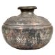 Brass Big Belly Rustic Tribal Water Storage Pot