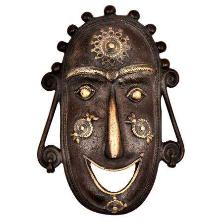 Beautiful Mask Human Figures Tribal Art Form