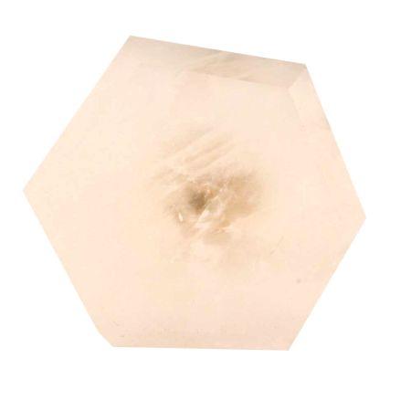 Pink Rose Hexagon Quartz Stone Cabinet Knob